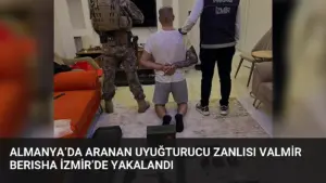 Almanya’da Aranan Uyuğturucu Zanlısı Valmir Berısha İzmir’de Yakalandı