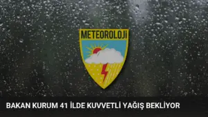 Bakan Kurum 41 İlde Kuvvetli Yağış Bekliyor