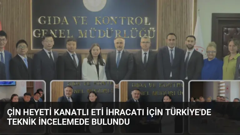 Çin Heyeti Kanatlı Eti İhracatı İçin Türkiye’de Teknik İncelemede Bulundu