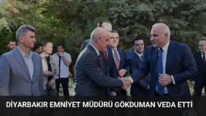 Diyarbakır Emniyet Müdürü Gökduman Veda Etti