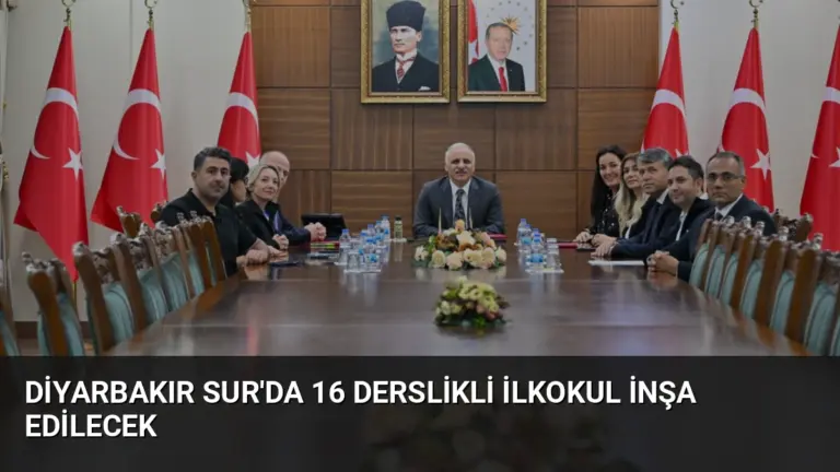 Diyarbakır Sur’da 16 Derslikli İlkokul İnşa Edilecek
