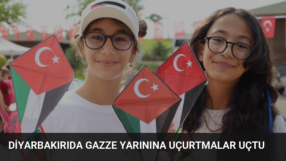 Diyarbakırıda Gazze Yarınına Uçurtmalar Uçtu