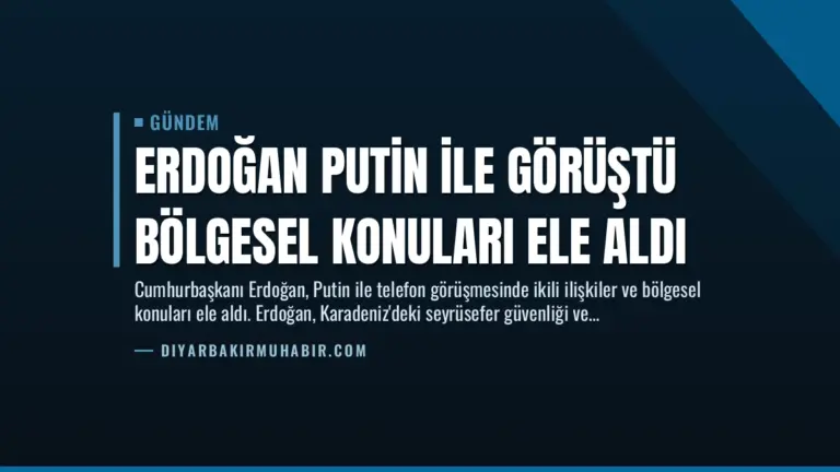 Erdoğan Putin ile Görüştü Bölgesel Konuları Ele Aldı