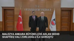 Malezya Ankara Büyükelçisi Adlan Mohd Shaffieq Vali Zorluoğlu ile Görüştü