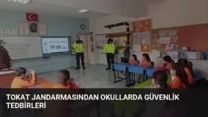 Tokat Jandarmasından Okullarda Güvenlik Tedbirleri
