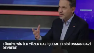 Türkiye’nin İlk Yüzer Gaz İşleme Tesisi Osman Gazi Devrede